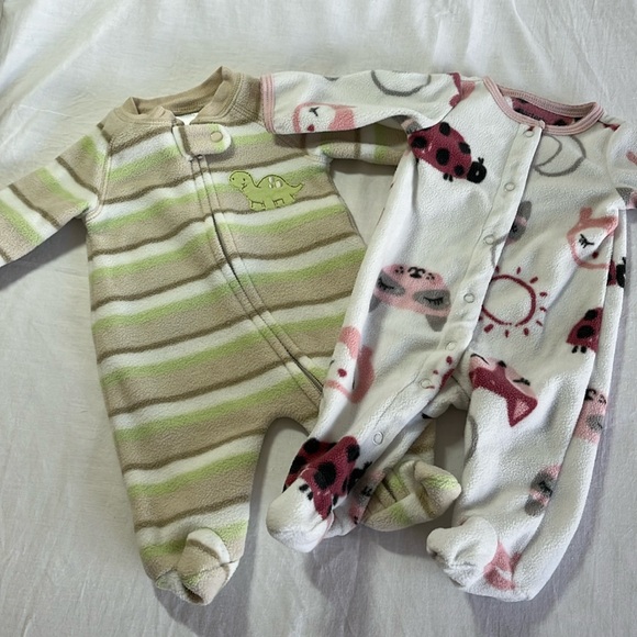Newborn fleece sleeper bundle -unisex - Picture 1 of 6